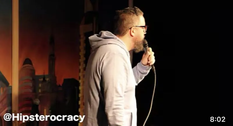 Johnny Taylor Jr. performing stand-up at The Punch Line Sacramento